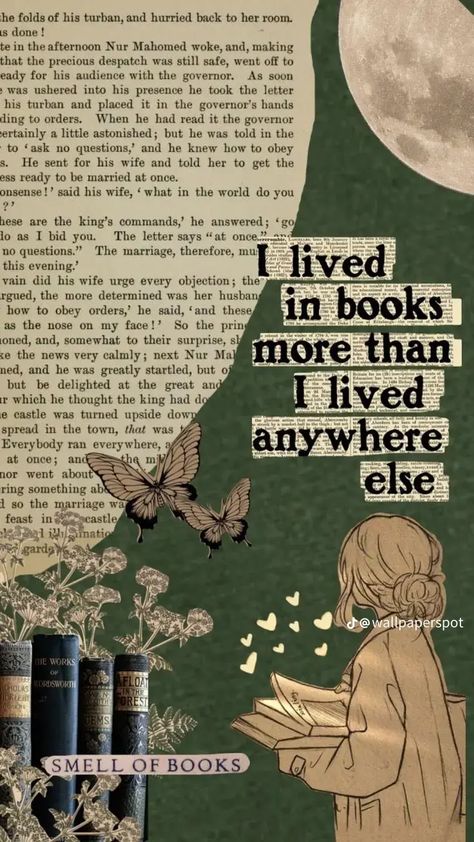 Aesthetic Wallpapers Books, Book Lover Homescreen, Computer Wallpaper Book Quotes, Bookworm Phone Wallpaper, Wallpaper For Book Girlie, Reading Asthetic Wallpers, Read More Books Wallpaper, Book Reader Wallpaper, Books Aesthetic Reading Wallpaper