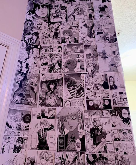 Anime Manga Wallpaper For Walls Check more at https://imageinfinitecreations.com/anime-manga-wallpaper-for-walls/ Manga Panel Wall Bedroom, Manga Panels Aesthetic Room, Manga Wall Room Decor, Anime Wall Ideas, Manga Wall Bedroom, Wall Collage Anime, Manga Wall Room, Manga Panel Wall, Anime Wall Decor