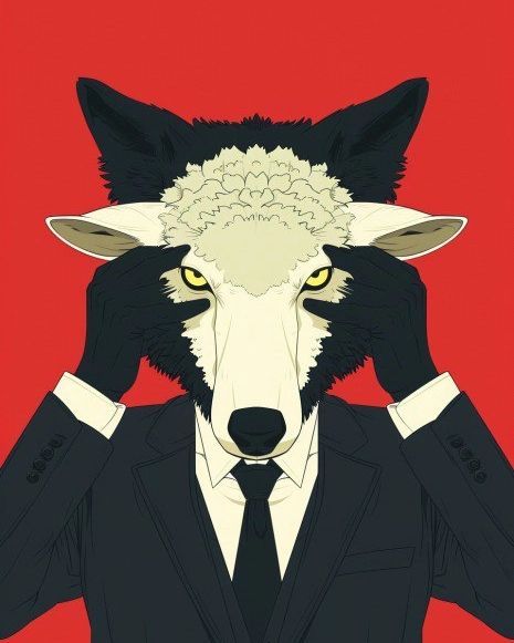 Wolf In Sheep's Clothing. Wolf In Sheep’s Clothing, Wolf In Sheeps Clothing Aesthetic, Wolf In Sheeps Clothing Art, Sheep In Wolves Clothing, Wolf In Sheeps Clothing, Sheep Drawing, Edgy Art, Wolf Clothing, Crazy Boyfriend