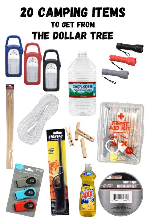 #campinggear #campinghacks #dollartreecamping Tree Tent Camping, Camping Supply List, Tent Camping Organization, Family Glamping, Camping Power, Tree Camping, Tent Camping Hacks, Tree Tent, Camping Must Haves