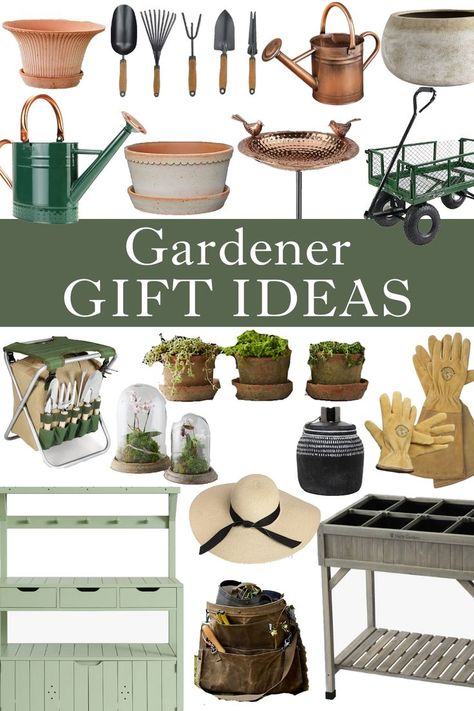 Check out these gardener gift ideas that will make the plant people in your life happy. From clothes to tools and more, these will all be good gifts for a gardener that has helped your life grow. To read more about these gift ideas for gardener visit Sugar Maple Farmhouse. Gardener Gift Ideas, Best Gifts For Gardeners, Seed Starter Kit, Plant People, Garden Lover Gifts, Seed Starter, Good Gifts, The Gardener, Trellis Plants