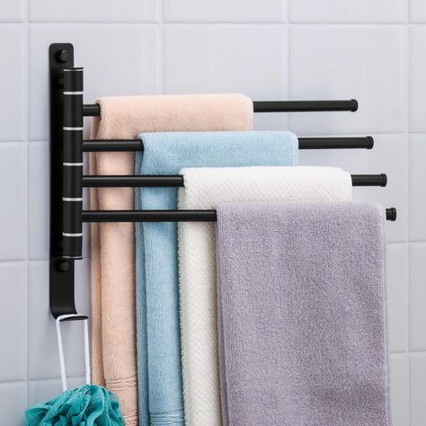 Bar Clothes, To Hang Clothes, Kitchen Towel Rack, Rack For Bathroom, Diy Clothes Rack, Wall Mounted Towel Holder, Hang Clothes, Wall Mounted Table, 4 Arms