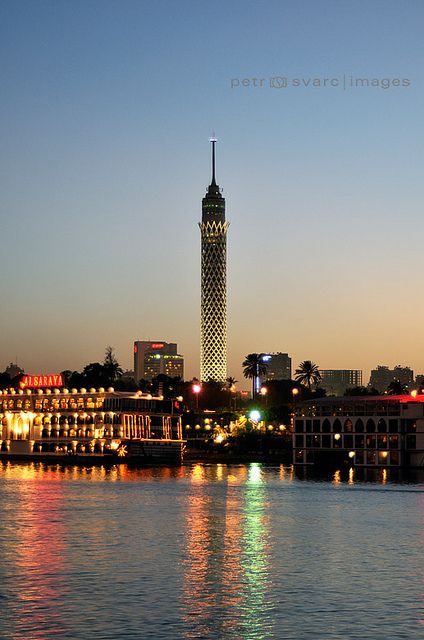 El Borg Tower, Gezira Island at Dusk, Cairo (Egypt) Marsa Alam, Cairo Night, Lotus Tower, Cairo Tower, Places In Egypt, Modern Egypt, Egypt Today, Visit Egypt, Valley Of The Kings