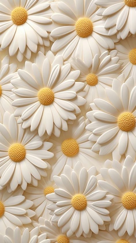 Daisy bas reliefsmall pattern oil paint wallpaper flower petal. | premium image by rawpixel.com / Ake Cute Yellow Wallpaper Iphone, Flower Texture Pattern, Oil Paint Wallpaper, Gold Iphone Wallpaper, Daisy Flower Art, Wallpaper Template, Paint Wallpaper, Gold Wallpaper Iphone, Abstract Flowers Print