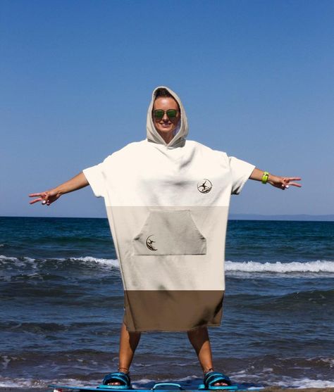 Surfer Clothes, Poncho Towel, Surf Hoodie, Beach Poncho, Kids Tshirt, Hooded Towel, Kite Surfing, Knitting Designs, Diy Clothes