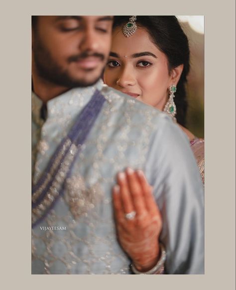 @vijayeesamandco wow-ing us with their unique and stunning clicks! . . . Photography: @vijayeesamandco Shot by @dileepreddy.7 Shot on @nikonindiaofficial . . . #engagedinlove #vijayeesam #vijayeesamandco #moments #wedding #photographer #weddingphotography #weddingmoments #wedmegood #hyderabad #bangalore #bridesessentials #couple #couplegoals #bridesofindia Unique Engagement Poses, Engagement Portraits Poses, Engagement Shoots Poses, Indian Wedding Poses, Bride Photos Poses, Engaged Couples Photography, Indian Wedding Photography Couples, Engagement Photography Poses, Wedding Portrait Poses