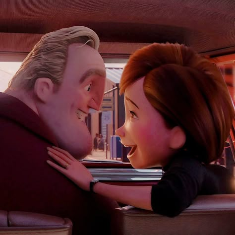 The Incredibles Matching Pfp, Bob And Helen Parr, Best Cartoon Couples, Iconic Couples In Movies Cartoon, Bob Incredibles, The Incredibles Aesthetic, Pixar Couples, Mr Incredible And Elastigirl, The Incredibles 1