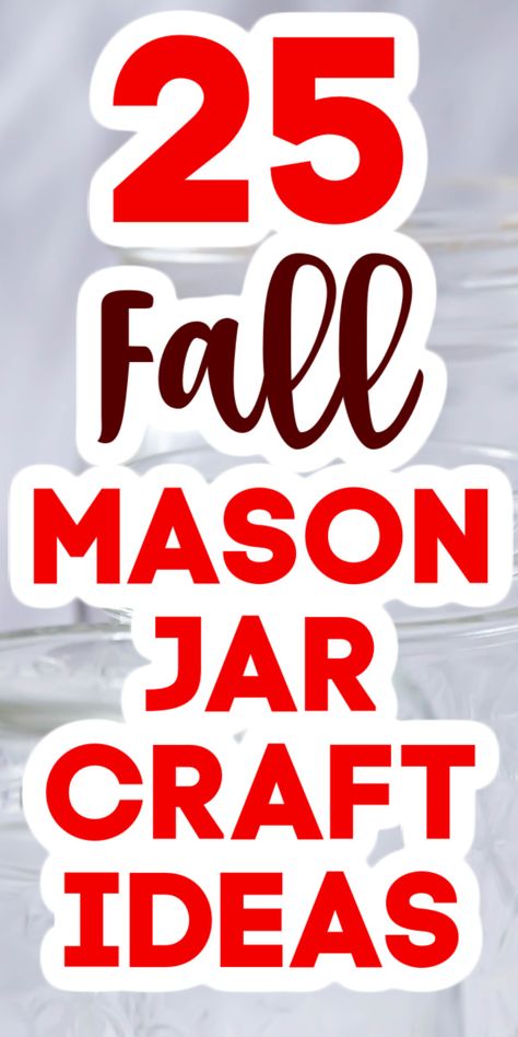 Give these mason jar craft ideas a try this autumn! Cute ideas perfect for your fall decor and they are easy to make as well! #masonjars #fall #autumn #fallcrafts #masonjarcrafts Christmas Board Decoration, Thanksgiving Mason Jar, Mason Jar Craft Ideas, Jar Craft Ideas, Fall Mason Jar Crafts, Fall Jars, Leaves Craft, Mason Jar Craft, Jar Projects