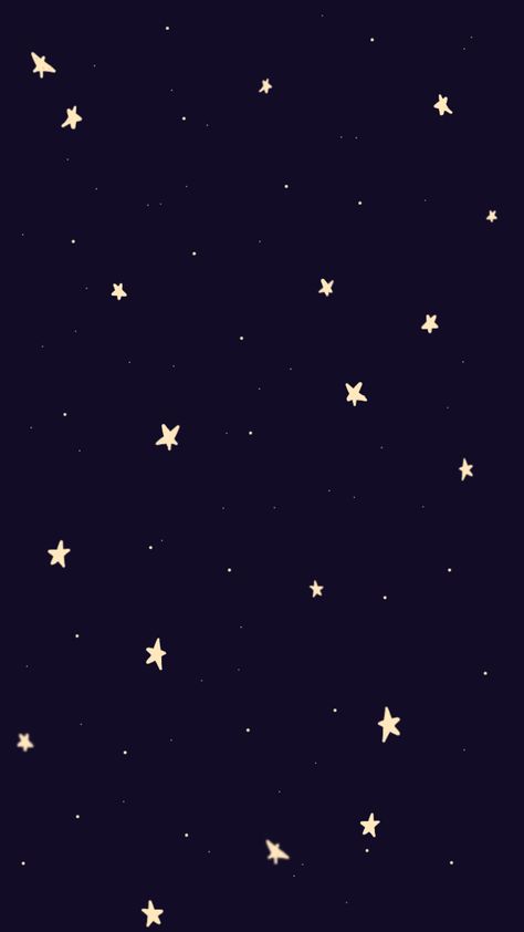 Night Time Lockscreen, Iphone Background Stars, Aesthetic Night Time Wallpaper, Starry Iphone Wallpaper, Cute Nighttime Wallpapers, Simple Star Background, Cartoon Stars Wallpaper, Iphone Star Wallpaper, Sleep Background Phone Wallpapers