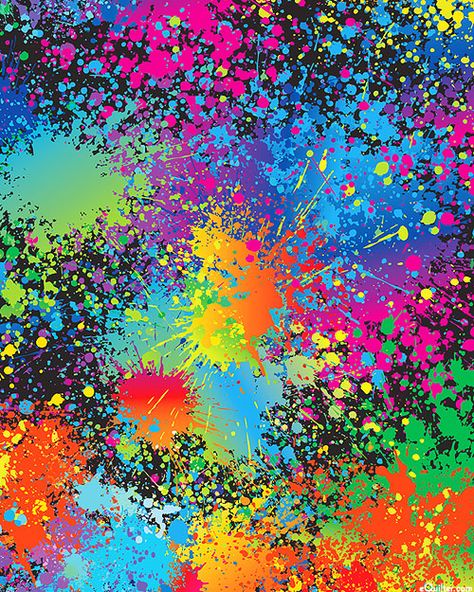 eQuilter Pounce - Bright Splatter - Black Dortmund, Borussia Dortmund, Cartoon Network Characters, Art Journal Backgrounds, Paint Splats, Abstract Graffiti, Lilo And Stitch Drawings, Invert Colors, Abstract Fabric