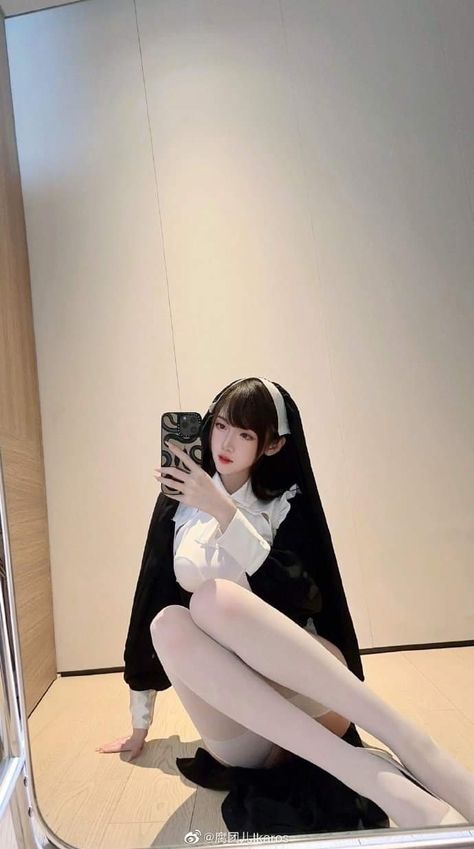 Cosplay Nun, Nun Cosplay, Inuyasha Cosplay, Maid Cosplay, Anime Soul, Korean Beauty, Cute Anime Character, Art Girl, Anime Art