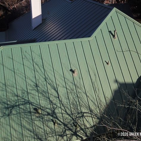 Green Copper® characterizes the much admired blue-green patina that can be found on ancient cathedrals and other copper metal surfaces exposed to weather. Cost savings of 60 % to 75 % when compared to real corrugated copper. Green Metal Roof Exterior Colors, Green Metal Roof, Copper Metal Roof, Metal Fence Posts, Roof Sealant, Metal Roofs, Corrugated Metal Roof, Metal Wall Panel, Black Lodge