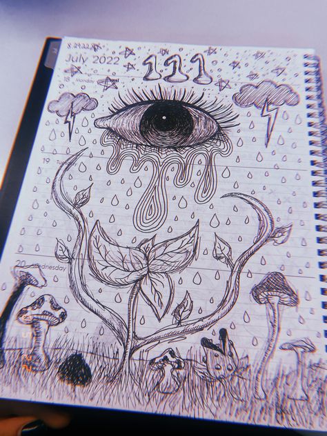 Psychadelic Art Doodle, Cool Sketches Trippy, Trippy Doodle Art Simple, Number Doodles, Simple Trippy Drawings, Trippy Sketches, Drawing Ideas Trippy, Doodling Aesthetic, Trippy Drawing Ideas