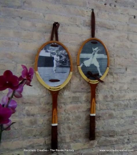 Tennis Crafts, Tennis Art, Tennis Party, Tennis Equipment, Diy Photo Frames, Creation Art, Tennis Racquets, Tennis Shop, Tennis Gifts