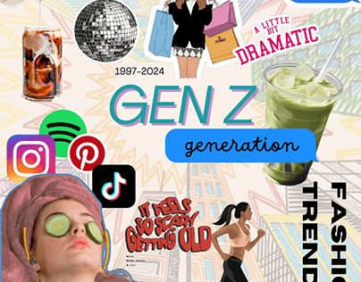 Collage, Design, Graphic Design, Gen Z Design, Z Design, Gen Z, Getting Old, New Work, Work On