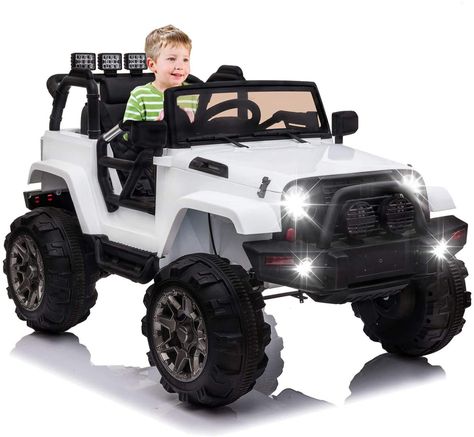 Kids Ride On Toys, Toy Cars For Kids, Power Wheels, Wheels On The Bus, Boys Toys, Jeep Cars, Safety Belt, Kids Ride On, Ride On Toys