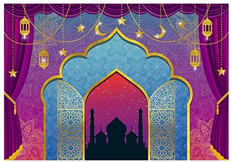 Ramadan Backdrop, Arab Night, Background Photobooth, Moon Stage, Curtain Photography, Arabian Party, Arabian Nights Theme, Birthday Magic, Arabian Nights Party