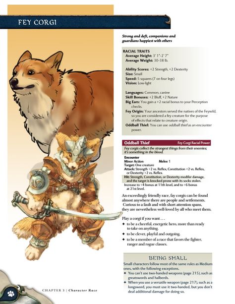 Roll for initiative! D&D dump! - Album on Imgur Croquis, Homebrew Races, Corgi Stuff, Dungeons And Dragons Races, Geeky Chic, Dnd Stats, D D Races, Dnd Homebrew, Dnd Races