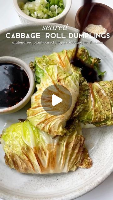 Coconut Vinegar, Chili Crunch, Toasted Sesame Oil, Gluten Free Plant Based, Healthy Nutrition Plan, Cabbage Roll, Coconut Aminos, Plant Based Cookbook, Napa Cabbage