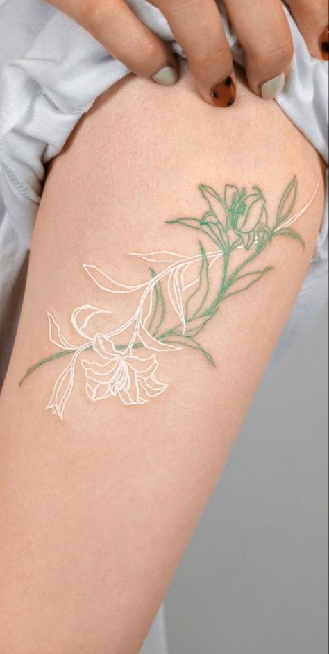 Artful Tattoos, Green Tattoos, Tattoo Henna, Tatuaje A Color, Subtle Tattoos, Dream Tattoos, Elegant Tattoos, Dope Tattoos, Simplistic Tattoos