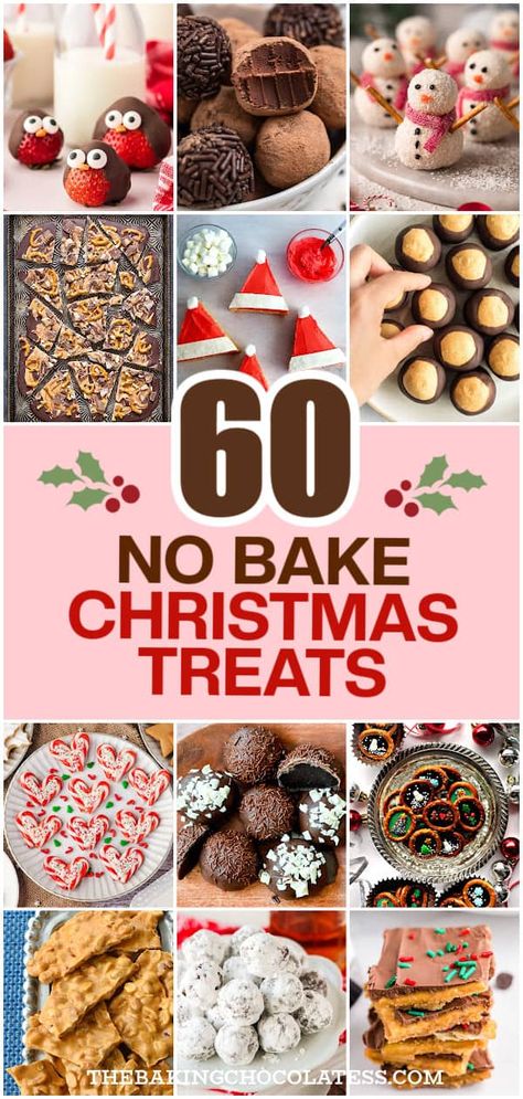 No Bake Christmas Treats, Christmas Crockpot Recipes, No Bake Christmas, Peppermint Recipes, Easy No Bake, Christmas Dessert, Christmas Goodies, No Bake Treats, Ideas Christmas