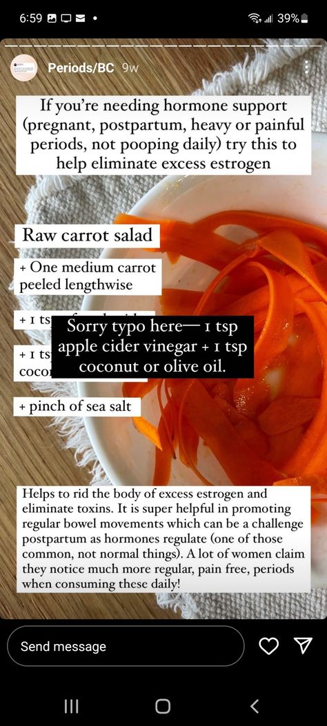 Benefits Of Raw Carrots, Raw Carrot Salad, Carrot Benefits, Foods To Balance Hormones, Raw Carrots, Carrot Salad, Pregnancy Food, Healthy Food Options, Food Sensitivities