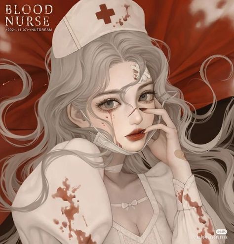 Avatar Anime, Nurse Art, Cover Wattpad, Anime Illustration, 얼굴 그리기, Goth Art, Korean Art, 영감을 주는 캐릭터, Digital Art Girl