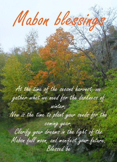 Mabon Blessing Autumnal Equinox Celebration, Wiccan Sabbats, Autumnal Equinox, 22 September, Vernal Equinox, Wiccan Spells, The Embrace, Beltane, Harvest Festival