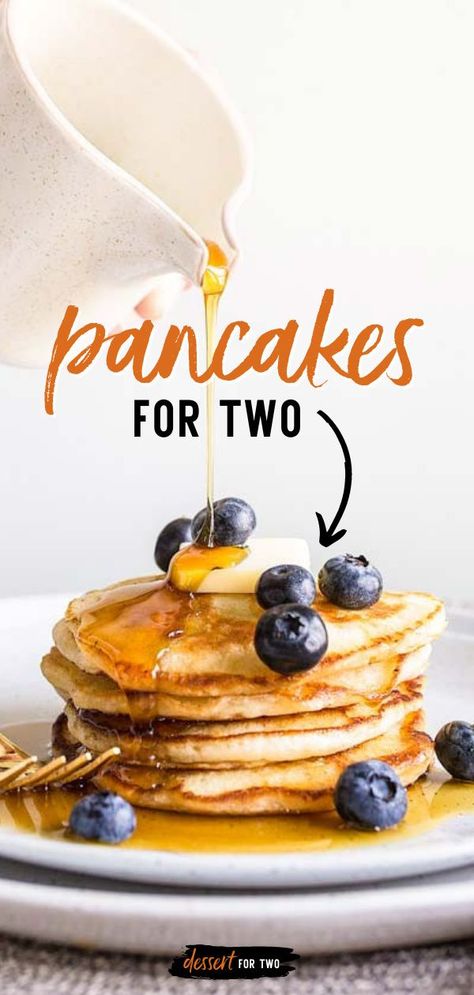 Pancake Mix Recipe Small Batch, Pancake Recipe For 2 People, Small Batch Blueberry Pancakes, Small Pancake Batch, Buttermilk Pancakes Small Batch, Small Serving Pancake Recipe, Pancakes For 1 Person, Small Batch Of Pancakes Recipes, Pancakes For Two Recipe