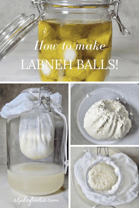 Cream Cheese Alternative, Labneh Balls, Homemade Labneh, Labneh Recipe, Yogurt Cheese, Clean Eating Detox, Cheese Alternative, Diy Cheese, Cheese Alternatives