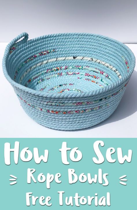 Diy Aprons, Quilting Fabric Online, Rope Coasters, Diy Sugar Scrub Recipe, Diy Sugar Scrub, Fat Quarter Projects, Diy Rope Basket, Sewing Hand, Rope Bowls