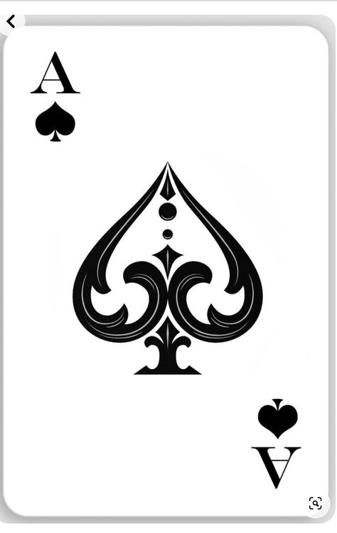 Ace Of Spades Tattoo, Playing Card Tattoos, Casino Tattoo, Spade Tattoo, Ace Tattoo, Moon Stars Art, Card Tattoo Designs, Chicano Lettering, Art Shed