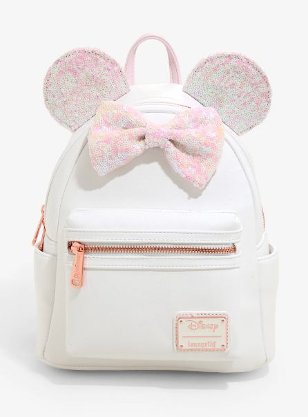 Minnie Mouse Backpack, Cute Mini Backpacks, Iridescent Sequin, Mini Mochila, Loungefly Bag, Girly Bags, Disney Bag, Stylish Backpacks, Loungefly Disney