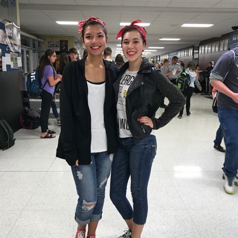 60s Costume Women, 50’s Costumes, 50s Outfits Spirit Week, 50s Costume Women, Bingo Themes, 50s Dress Up Day At School, 50s Dress Up, 50s Costumes, Hoco Themes