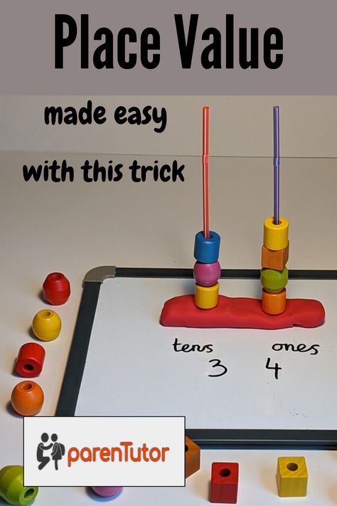 2 Digit Place Value Activities, Ones Tens Activity, Ones And Tens Activities, Maths Teaching Aids Ideas, Tens And Ones Activity, Tens And Ones Activities, Teaching Aids For Maths, Place Value Projects, Place Value Tens And Ones