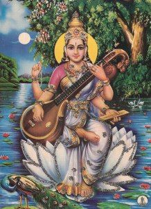 #12-Amazing Pictures of Goddess Lalitha Parameswari – ANURADHA MAHESH Hindu Iconography, Ma Saraswati, Saraswati Picture, River Goddess, Saraswati Mata, Goddess Of Knowledge, Saraswati Photo, Durga Picture, Goddess Saraswati