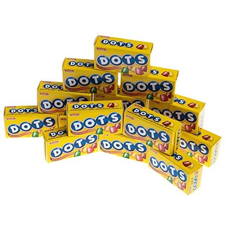 Tootsie Roll Mini Dots Candy  #halloween #halloween2018 #candy #candies #trickortreat #food #toffee #halloweentreat #chocolate Candy Flavors, Strawberry Gluten Free, Individually Wrapped Candy, Wrapped Candy, Dots Candy, Tootsie Roll, Gum Drops, Peanut Free, Candy Boxes