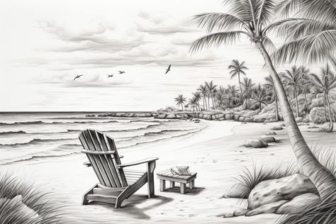 Scenes Archives - Yonderoo Drawing Ideas Beach, Beach Scene Drawing, Wall Drawing Ideas, Safari Scene, 30 Day Drawing Challenge, Scene Drawing, Wall Drawing, Landscape Art Painting, Christmas Nativity Scene