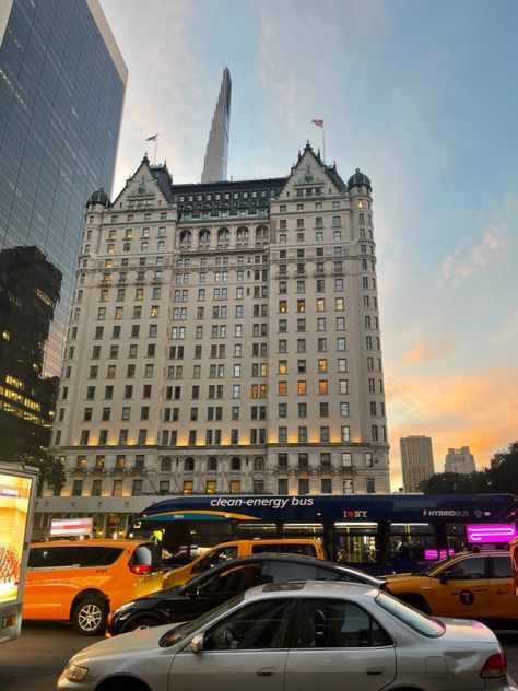 View of the Plaza Hotel - autumn in New York Plaza Hotel New York, Big Building, New York Hotels, Autumn In New York, Plaza Hotel, The Plaza, New York Times, Bucket List, Palace