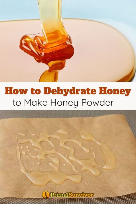 How To Dehydrate Honey, Fruit Powder Uses, What Can I Dehydrate, Dehydrate Honey, Things To Dehydrate, Dehydrator Ideas, Dehydrating Recipes, Dehydrating Food Storage, Food Powder