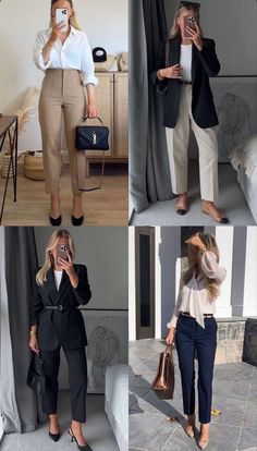 Professional Attire For Women, Smart Casual Women Outfits, Interview Outfits Women, Casual Work Outfits Women, Fashionable Work Outfit, Casual Office Wear, Professional Work Outfit, Business Attire Women, Corporate Attire