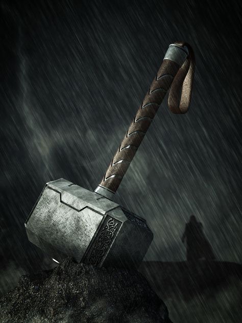 Mjolnir has been wielded by only a handful of people in the MCU, but Marvel Comics are a different case altogether Thor Hammer Wallpaper, Hammer Marvel, Thor Hammer Tattoo, Thor Tattoo, Thor Wallpaper, Marvel Wallpaper Hd, Thor's Hammer Mjolnir, Iron Man Art, Thor Hammer