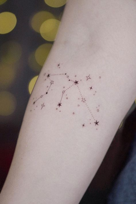 Star Constellations Tattoo Aquarius, Tattoo Ideas Astrology Aquarius, Aquarius Tattoo Constellation Stars, Constilations Tattoo, Aquarius Astrology Tattoo, Aquarius Small Tattoo, Aquarius Constilation Tattoo, Aquarius Constellation Hand Tattoo, Cute Aquarius Tattoo