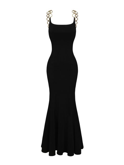 Celebrity Black Dress, Black Dress Red Carpet, Dress Png, Boosting Confidence, Jasmine Dress, Fishtail Skirt, Classy Work Outfits, Black Gown, Yes To The Dress