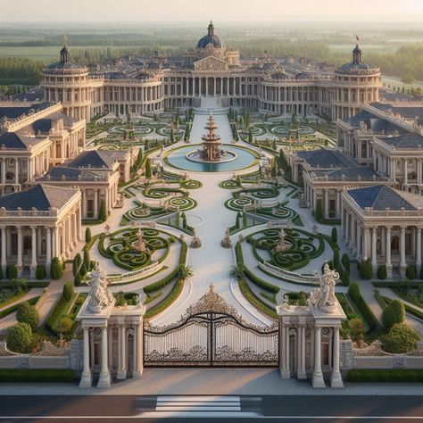 Big Castle House, Luxury Palace Exterior, Big Mansions Luxury Castles, Royal Palace Exterior, Palace Layout, Huge Palace, Modern Palace, Palace Exterior, Fantasy Palace