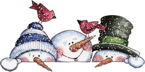 Snowmen Snowman Painting, Watercolor Christmas Cards, Snowman Crafts, Christmas Drawing, Noel Christmas, Christmas Paintings, Winter Crafts, Christmas Images, Christmas Watercolor