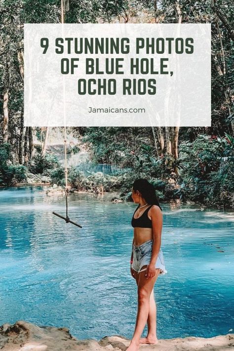 9 Stunning Photos of Blue Hole, Ocho Rios - Jamaicans.com Blue Hole Jamaica, Jamaica Pictures, Mystic Mountain, Ocho Rios Jamaica, Blue Hole, City Family, Jamaica Travel, Ocho Rios, River Falls