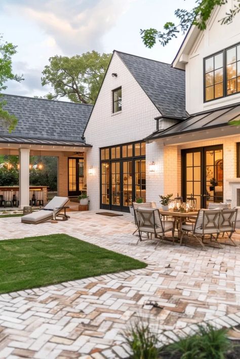 9 Inexpensive Patio Floor Ideas That Won’t Break the Bank Brick Patio Floor, Cheap Patio Floor Ideas, Patio Floor Ideas, Inexpensive Patio, Inexpensive Flooring, Arizona Backyard, Patio Floor, Awesome Houses, Brick Patio