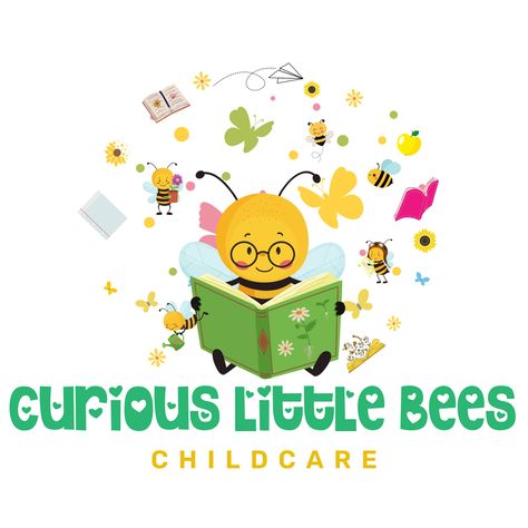 Childcare Names Ideas, Daycare Branding, Childcare Logo Design, Daycare Logo Design Childcare, Child Care Logo, Daycare Logo, Daycare Names, Montessori Room, Kindergarten Classroom Decor