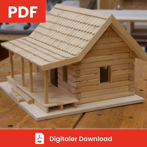 Birdhouse Diy, Popsicle House, Diy Craft Hacks, Popsicle Stick Crafts House, Popsicle Stick Houses, Craft Hacks, Homemade Bird Houses, Birdhouses Rustic, Popsicle Crafts